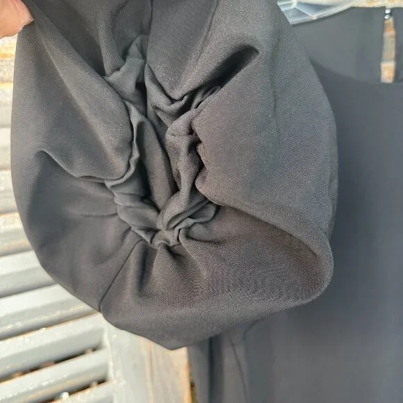 Hill House The Constance Midi Dress Black Sz XS NWT - Picture 8 of 16